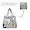 Wrapables Medium Foldable Tote Nylon Reusable Grocery Bag (Set of 2), Dogs Rule